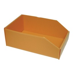 BOITE ORANGE PLASTIBOX 280X180X105/70