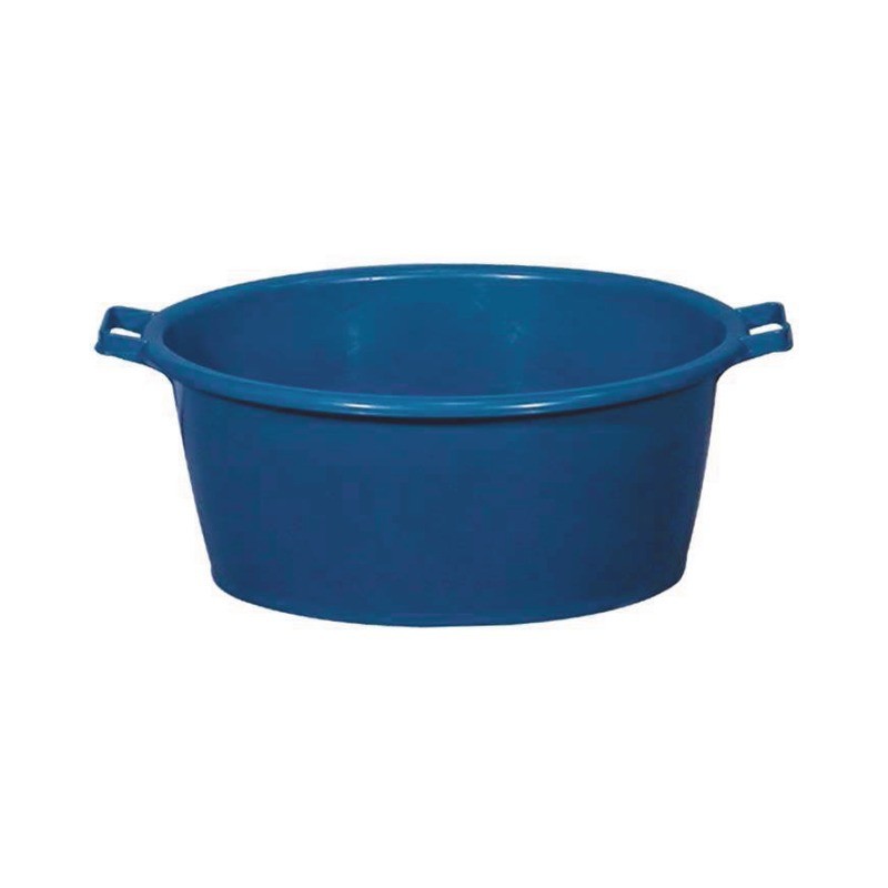 BASSINE OVALE 45 LITRES BLEU