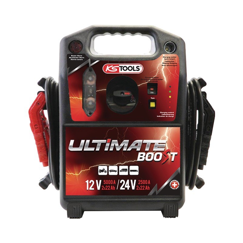 BOOSTER A BATTERIE ULTIMATE 12/24V 5000A/2500A KS TOOLS