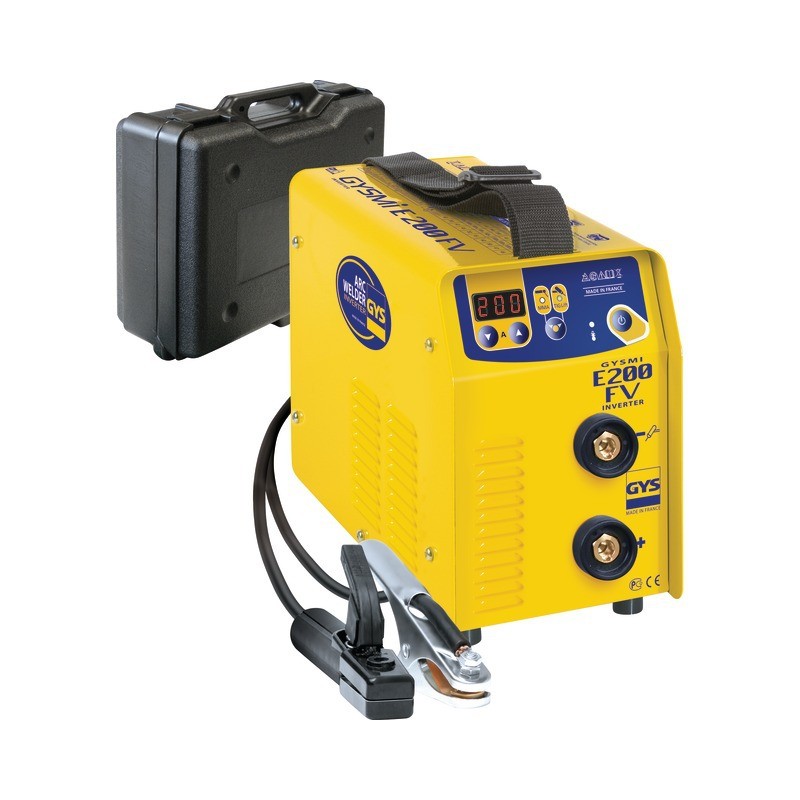 POSTE A SOUDER INVERTER GYSMI E200FV AVEC VALISE ET ACCESSOIRES GYS