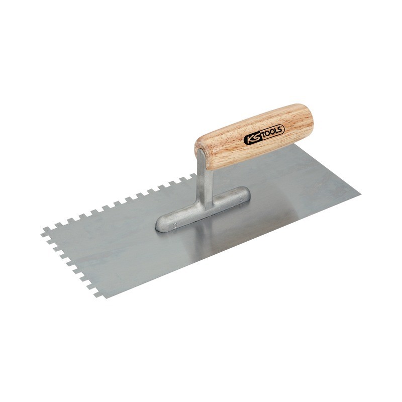 PLATOIR DENTÉ INOX CANNELURES 6X6 MM 130X280 MM KS TOOLS