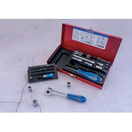 Coffret 1/451 pièces douilles et embouts