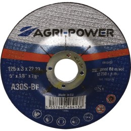 DISQUE A TRONCONNER 125X3X22,2 MOYEU DEPORTE AGRI-POWER