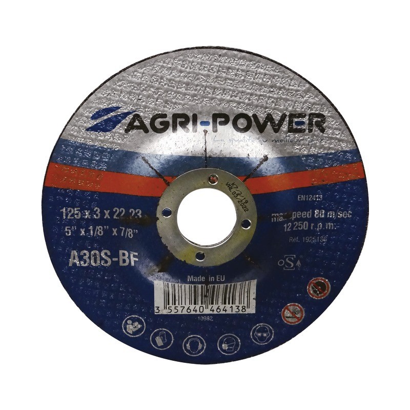 DISQUE A TRONCONNER 125X3X22,2 MOYEU DEPORTE AGRI-POWER