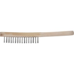 BROSSE METALLIQUE BRINS EN ACIER TREMPE 290MM