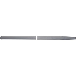 MANCHE DROIT FIBRE CREUSE 1100x40MM GRIS PR PELLE