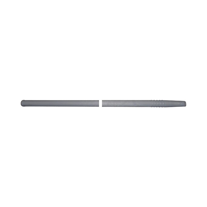 MANCHE DROIT FIBRE CREUSE 1100x40MM GRIS PR PELLE