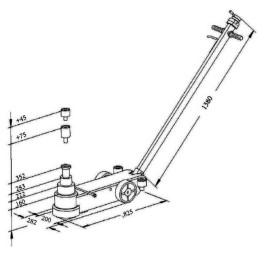 CRIC HYDROPNEUMATIQUE 50 TONNES