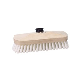 BROSSE LAVE-PONT BOIS NYLON BLANC DOUILLE VIS