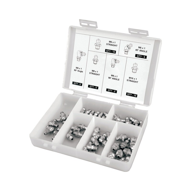 GRAISSEURS ASSORTIMENT COFFRET DE 44 PIECES TECHNI-POWER