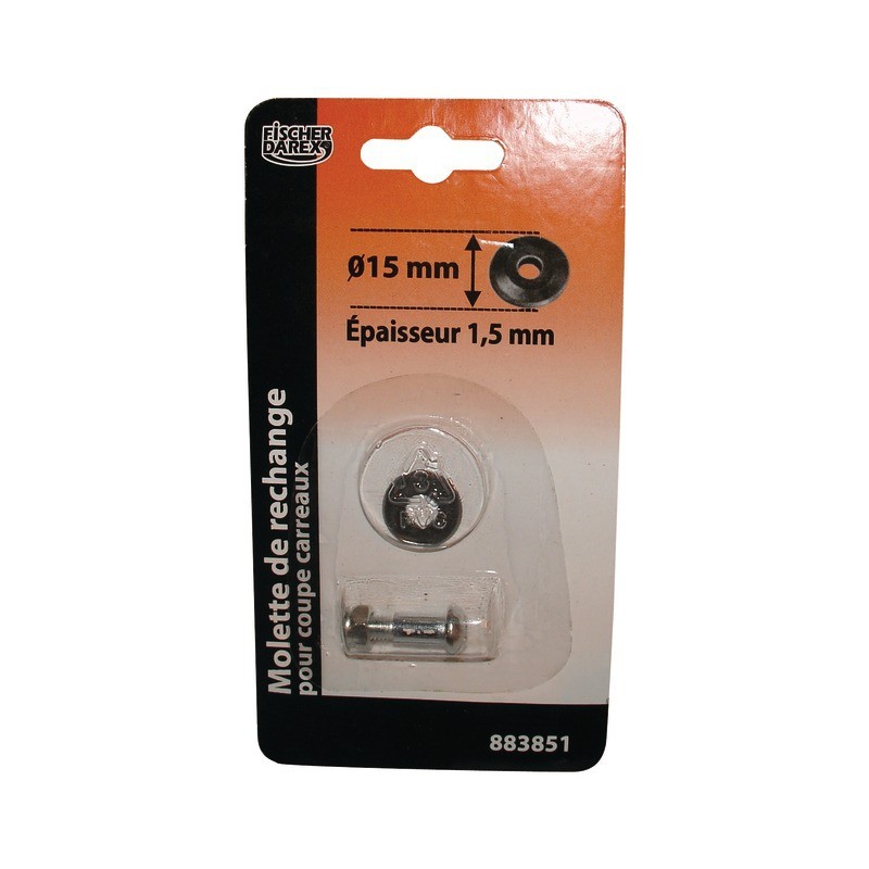 MOLETTE DE RECHANGE D15MM AL 6MM EP1,5MM