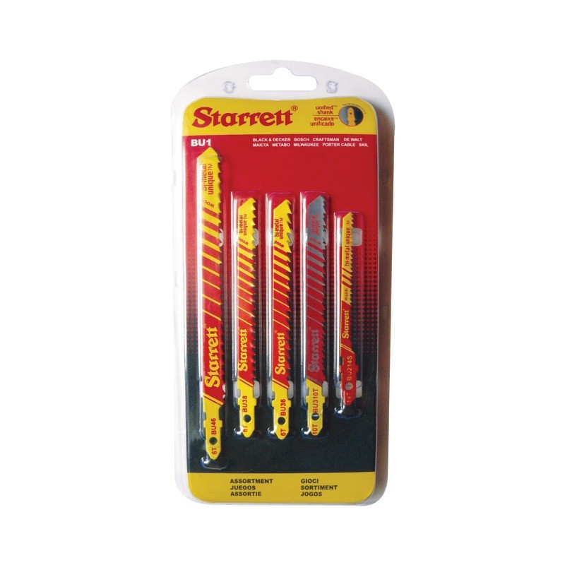 LAME SCIE SAUTEUSE MIXTES BOIS BIMETAL BLISTER DE 5