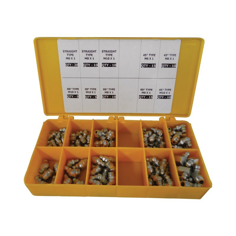 GRAISSEURS ASSORTIMENT COFFRET DE 110 PIECES TECHNI-POWER