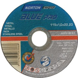 DISQUE À TRONÇONNER MÉTAL/INOX 115 X 1 X 22,2 MM BLUE PRO