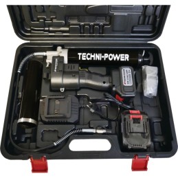 POMPE A GRAISSE ELECTRIQUE 24V 2,0 AH 2 ACCUS TECHNI-POWER