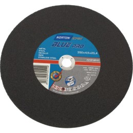 DISQUE À TRONÇONNER MÉTAL/INOX 350 X 4 X 25,4 MM BLUE PRO