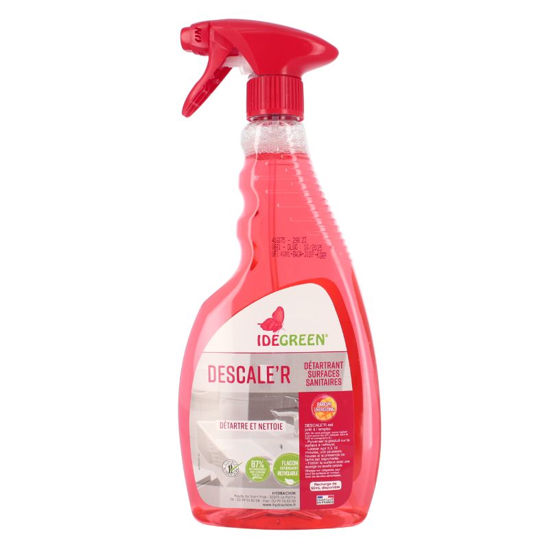 IDEGREEN - DESCALE'R - DÉTARTRANT SANITAIRE PAE - 750ML