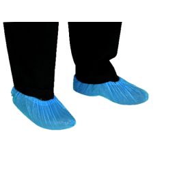 Couvre chaussures polyéthylène bleu (100 pièces) T.-