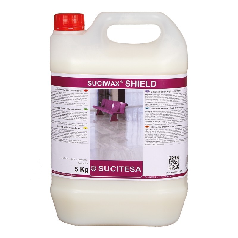 Emulsion brillante SUCIWAX® SHIELD - Bidon de 5Kg (ex130106)