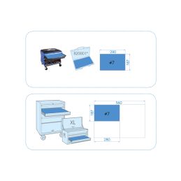 Module mousse + PP18 pièces douilles 1/2 Torx--6 pans Mâles