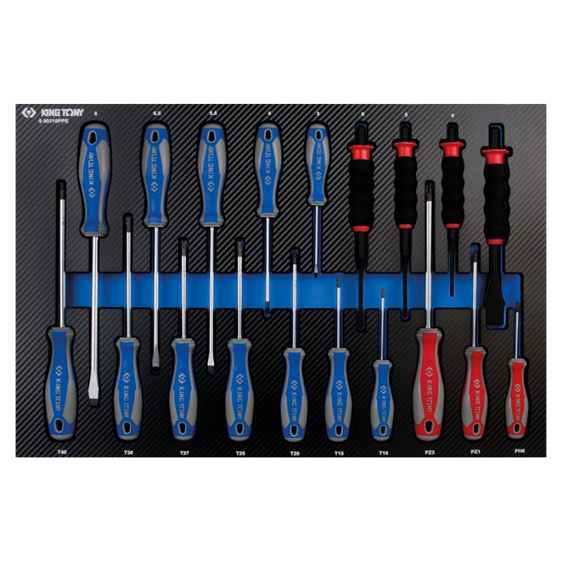 Module Mousse + PP 19pcs tournevis et outils de frappe