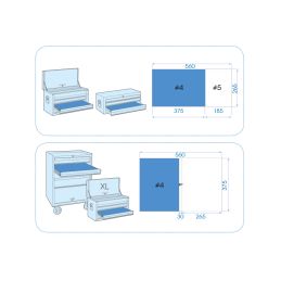 Module servante clés à cliquet et divers 20 pcs