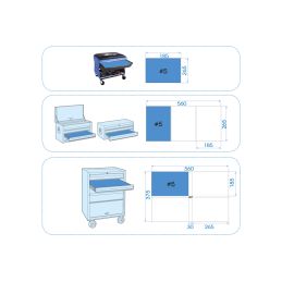 Thermoformé de 6 tournevis PH 0X60-1X80-2X100- Plats 3X75-5.5X100-6.5