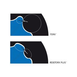 Douille tournevis RESISTORX® PLUS 3/8"