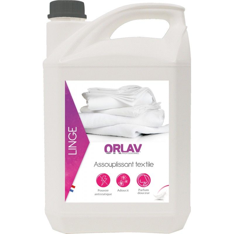 ASSOUPLISSANT TEXTILE liquide ORLAV - 0202 - Bidon 5L