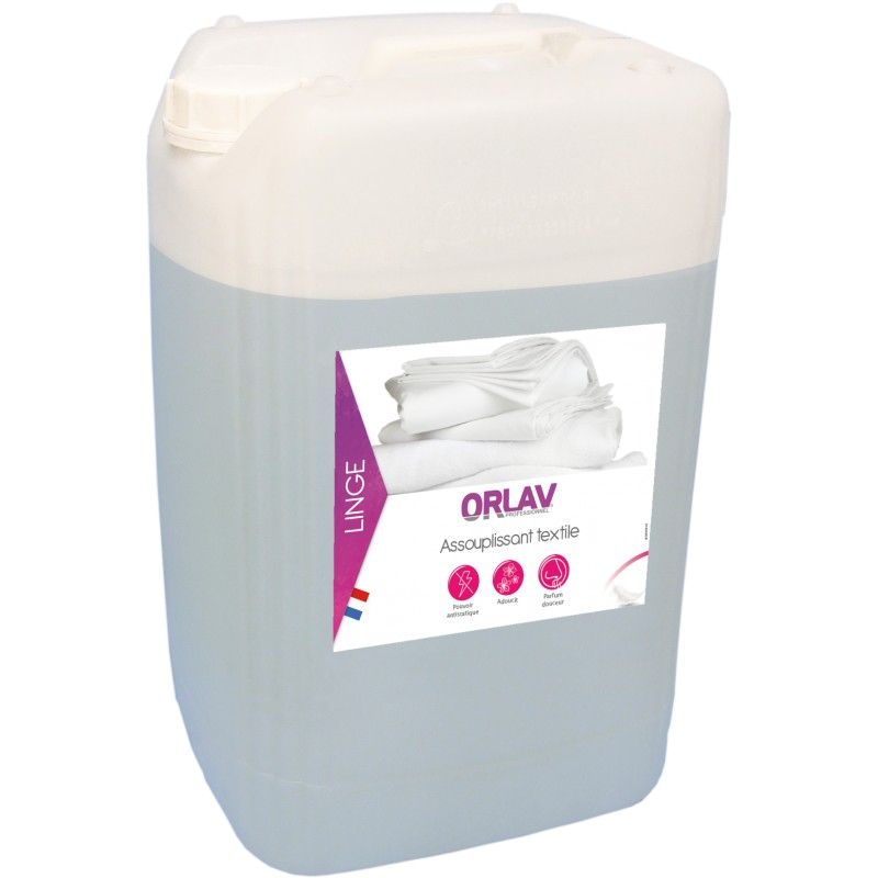 ASSOUPLISSANT TEXTILE liquide ORLAV - 0202- Bidon de 20L