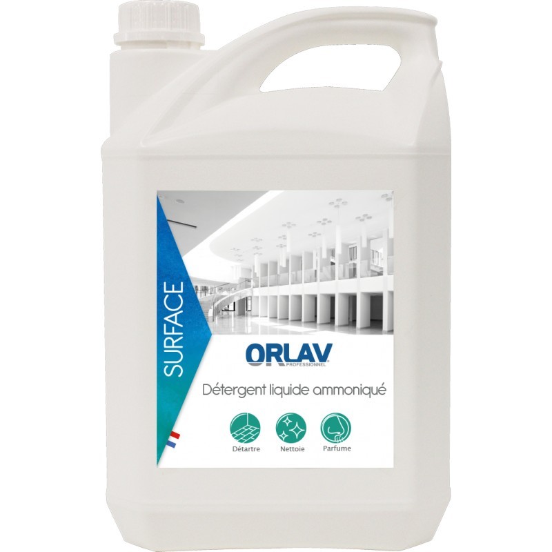 Détergent ammoniaqué concentré 6% ORLAV -0226- Bidon 5L