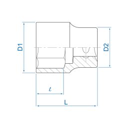 Douille 1/26mm