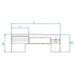 Douille 1/2 22mm pour sonde lambda