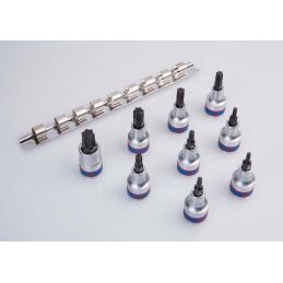 Rail de douilles 1/2 TORX® - 9 pièces