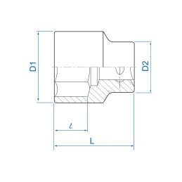 Douille 3/417mm