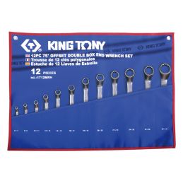 Trousse tissus de12 clés polygonales contrecoudées 75° métriques