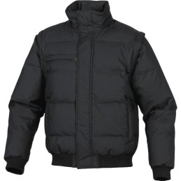 Blouson  manches amovible PU HOM (S à 3XL)