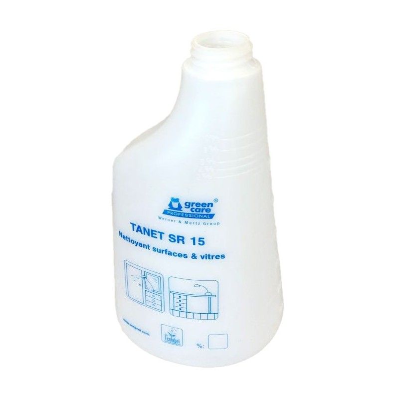 Pulvérisateur complet (bidon + tête bleue)sérigraphié SR15 - 650ml