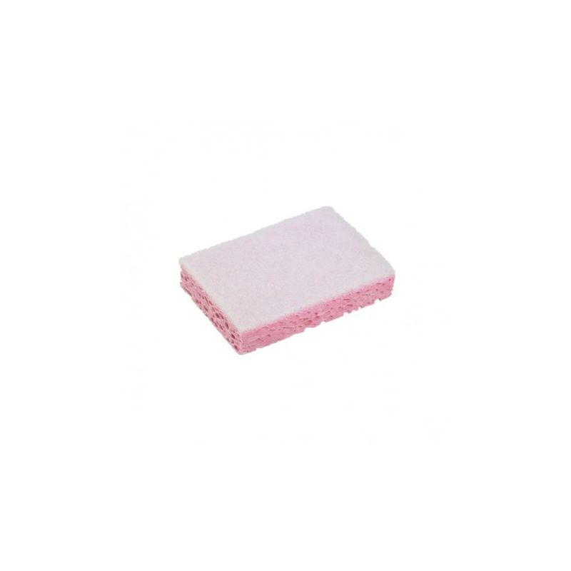 Tampon blanc éponge rose SPONTEX 31 GM - Sachet de 10 (ex129781)