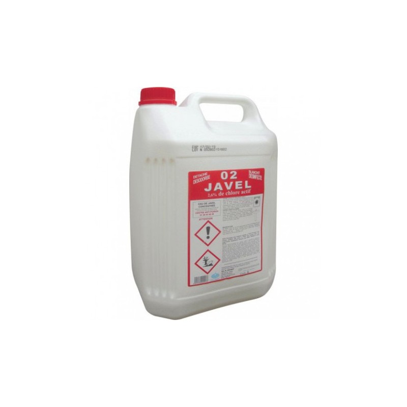 Javel liquide 2,6% - Bidon 5L