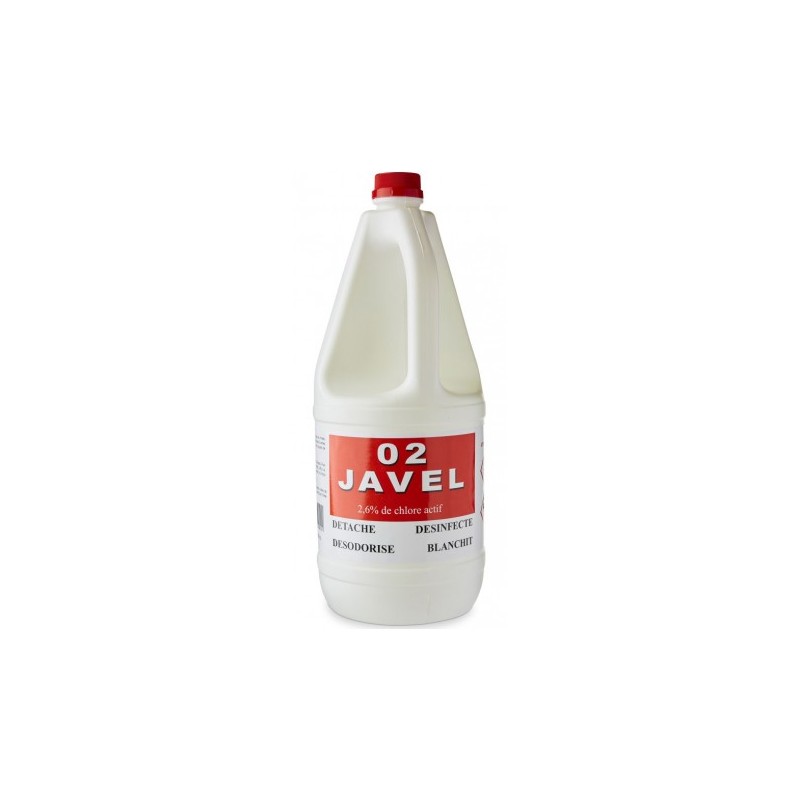 Javel liquide 2,6% - Bidon 2L