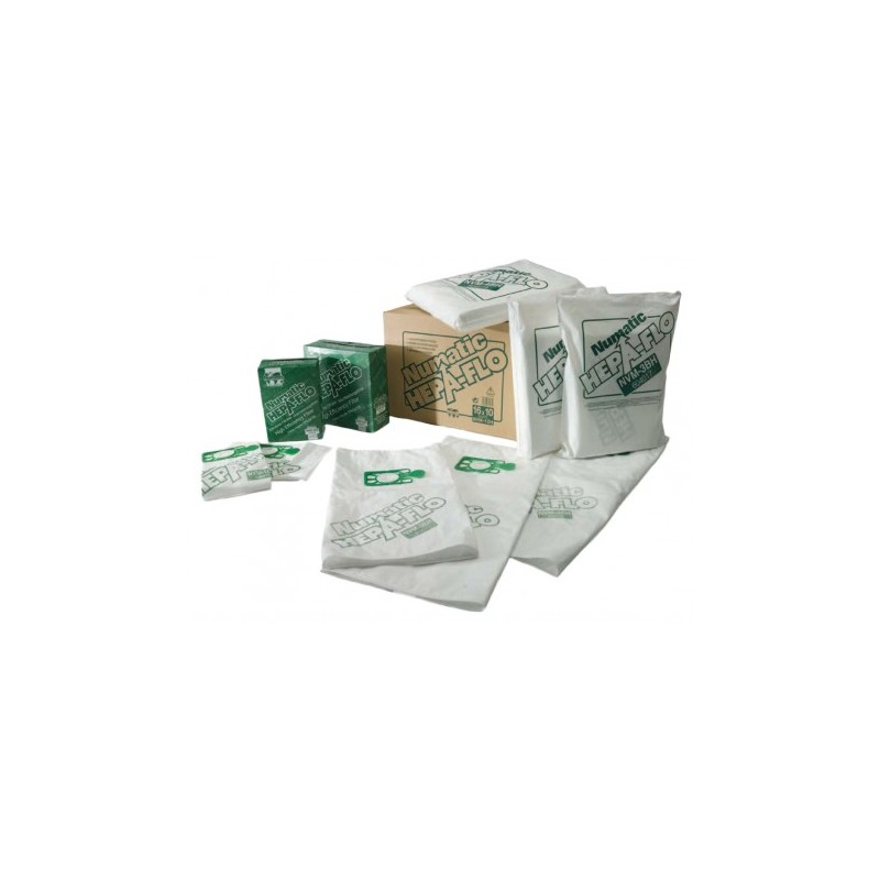 Sac aspirateur original NUMATIC 9L 1C - Sachet 10 (ex 124705)