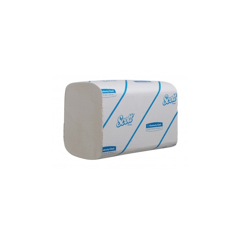 Essuie-mains PM 1 pli blanc SCOTT ESSENTIAL ECOLABEL - Colis de 5100