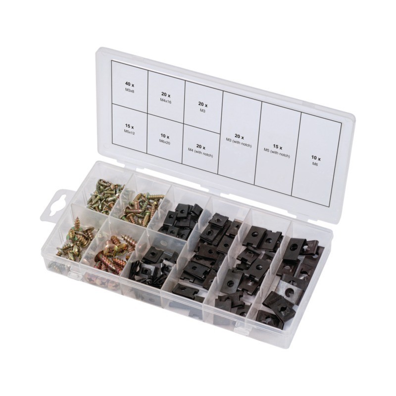 ASSORTIMENT DE VIS ET D'ÉCROUS GAGE COFFRET DE 170 PIECES KS