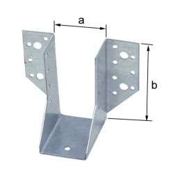 SUPPORT U AILES EXTERIEUR 80X120X2 MM GALVANISE SENDZIMIR