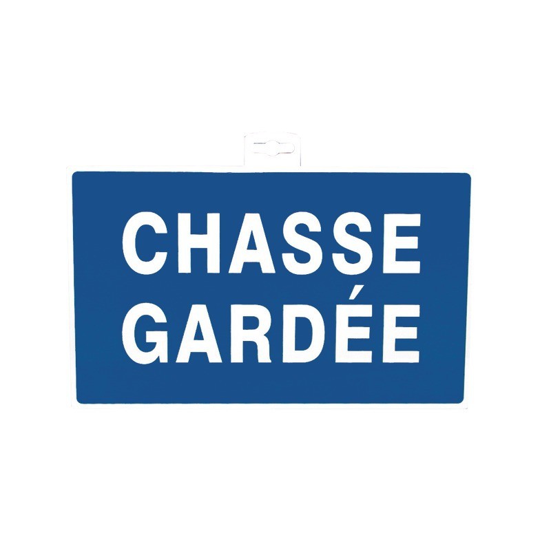 SIGNALETIQUE CHASSE GARDE