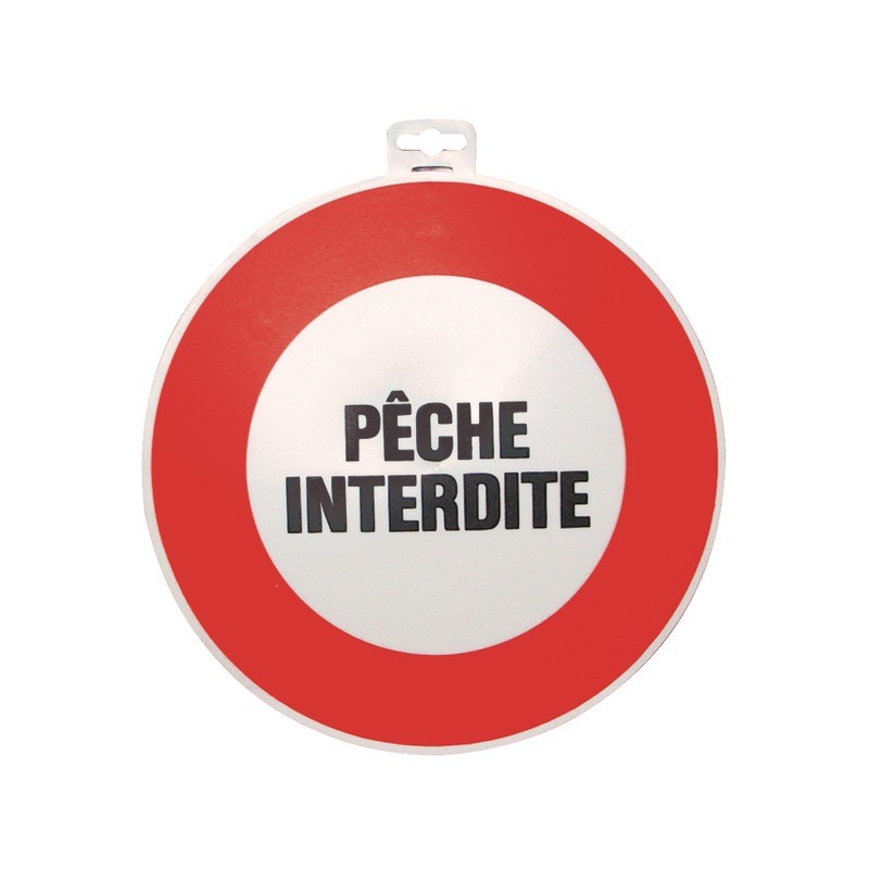 SIGNALETIQUE "PECHE INTERDITE"