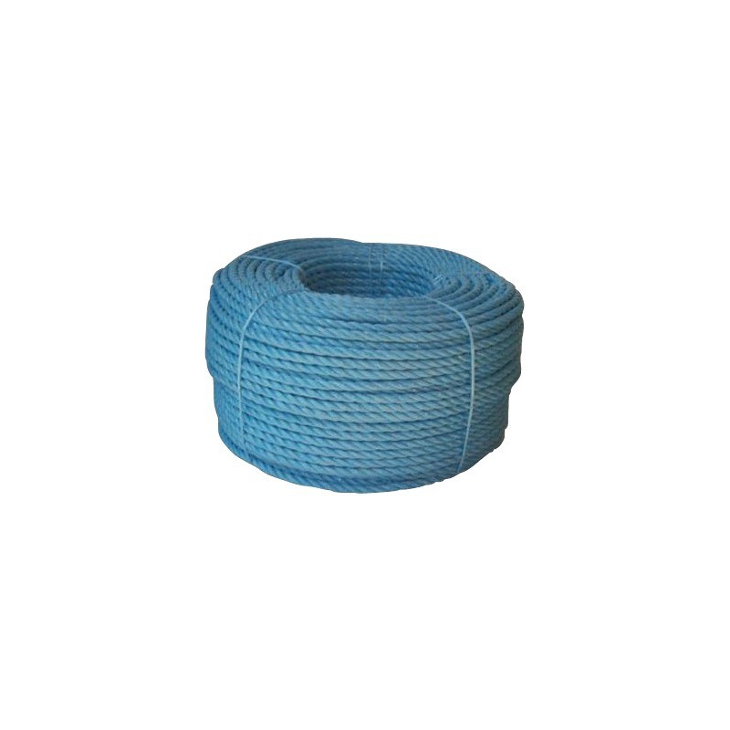 CORDE POLYPROPYLENE BLEU 12 MM ROULEAU DE 25 METRES