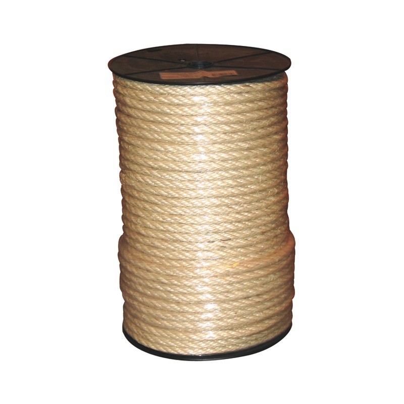 CORDAGE SISAL D10MM RESISTANCE 622KG BOBINE 100M