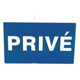 SIGNALETIQUE "PRIVE 330X200"